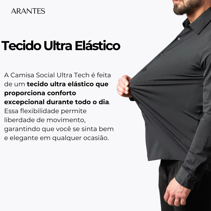 Compre 1 Leve 2 | Camisa Social UltraTech Anti Amassados